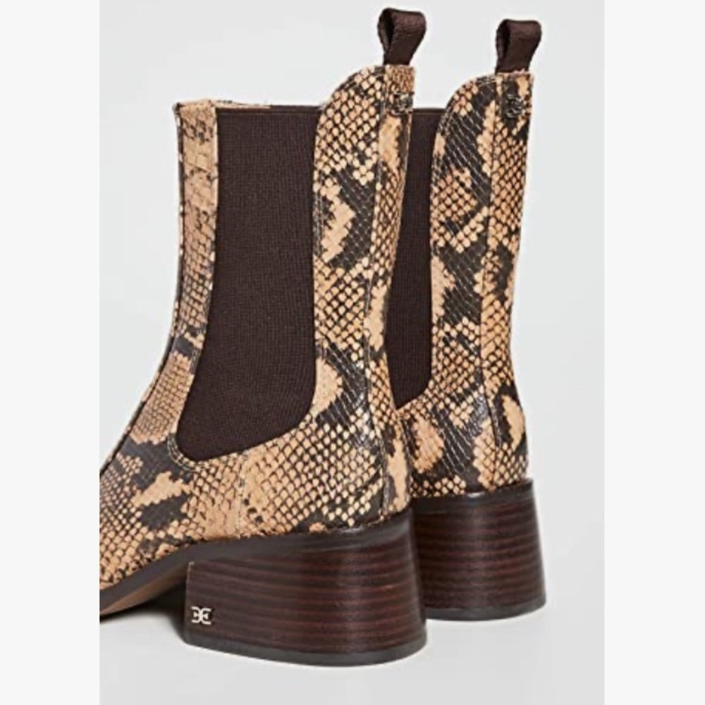 Sam Edelman Women's Dasha Textured Pull On Short Boots Size 8M - Picture 5 of 13